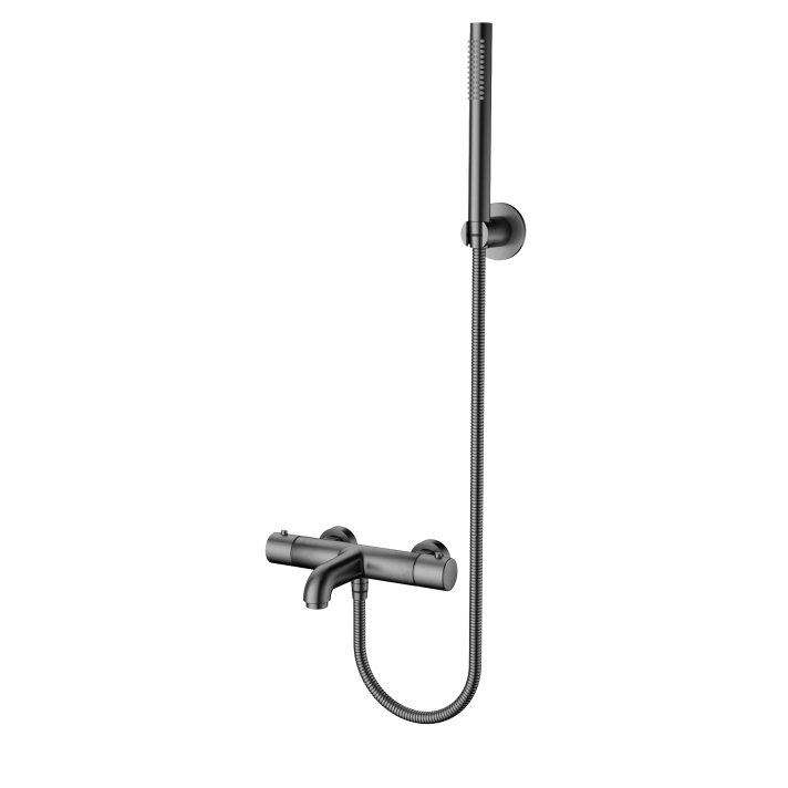 Eco Elegance Thermostatische Bad/Douchekraan - Gunmetal Grijs