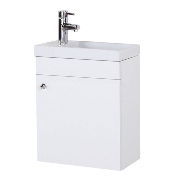 Eco Elegance Elmas Spiegel Met Tablet (44x54.5x8.2cm) - Wit