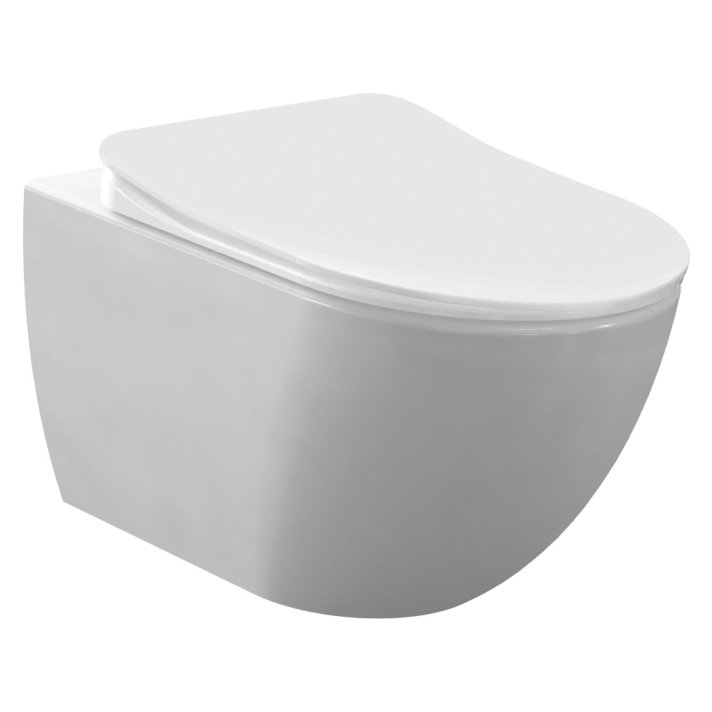 Hunk & Müeller Design Ophang Wc Zonder Sproeier (Bidet), Mat Wit