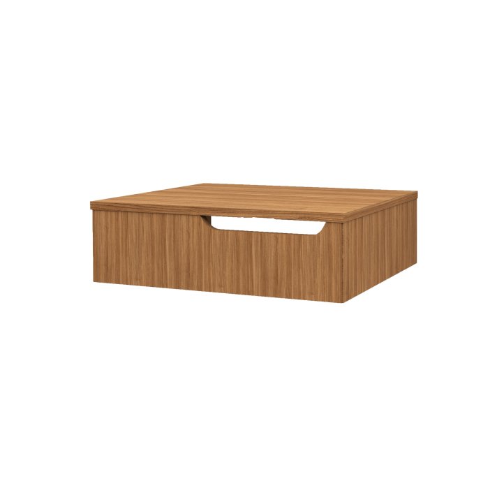 Eco Elegance Felix Onderkast Met Handdoekuitsparing (60cm) - Walnoot