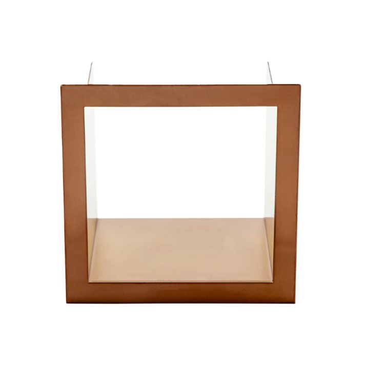 Eco Elegance inbouw reserve rolhouder - kleur koper model - (140x660x120mm)