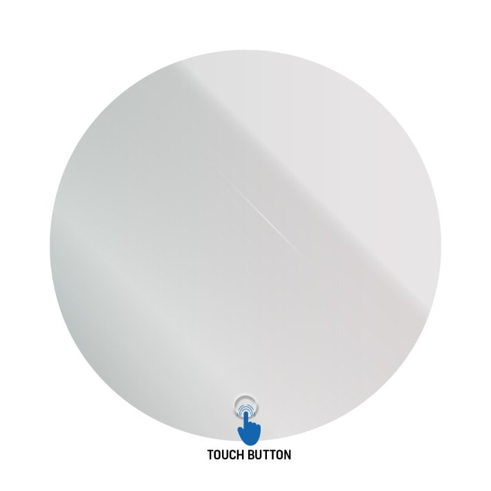 Eco Elegance Omega Ronde Ledspiegel (Ø80cm)