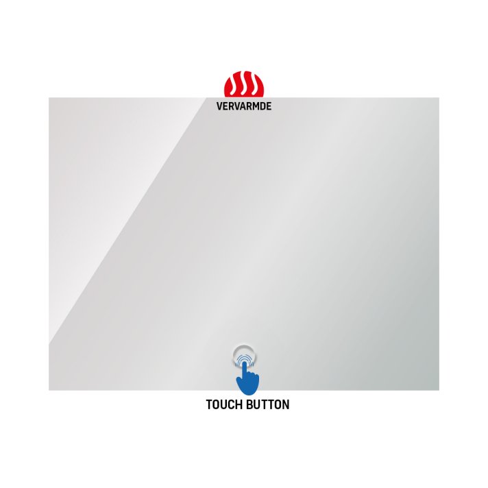 Eco Elegance Queen Led Spiegel Met Verwarming (80x60cm)