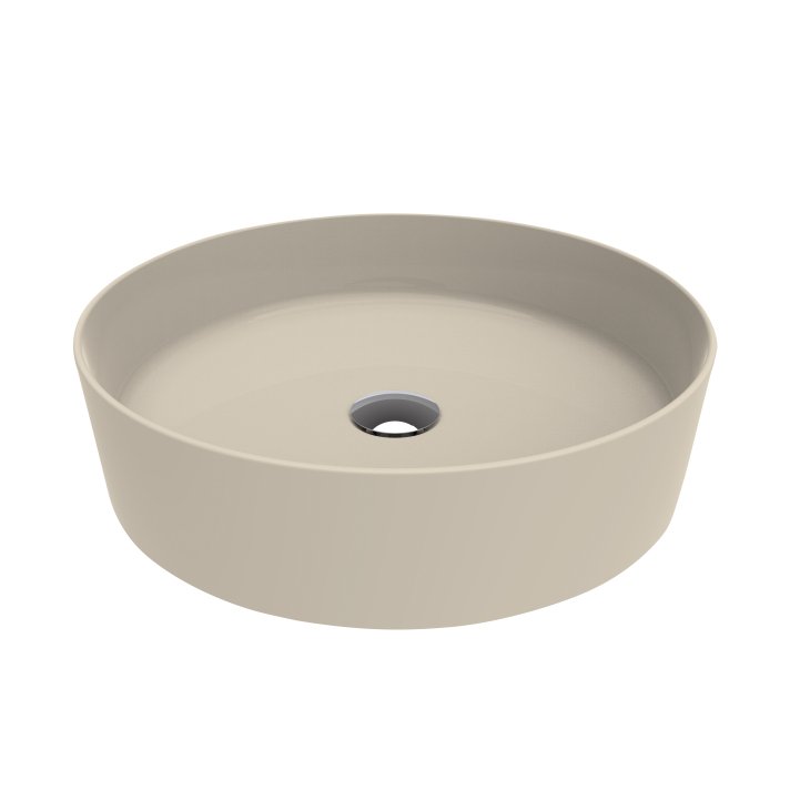 Hunk & Müeller Loop Opbouw Waskom (45cm) - Koel Grijs
