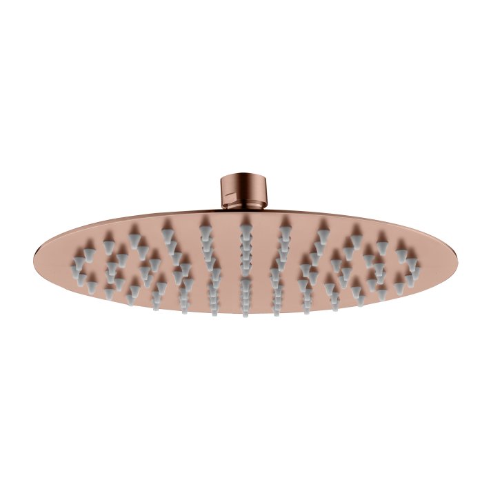 Eco Elegance Rond Rainshower Geborsteld Koper