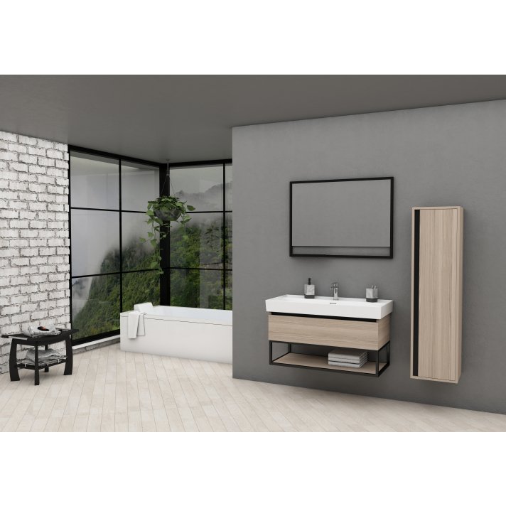 Eco Elegance Sharp Onderkast (100cm) - Noot