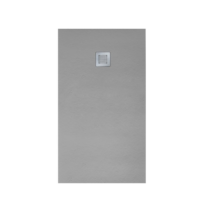 Hunk & Müeller Veroni Madison Flat Composietsteen Douchebak Grijs 120x80x3cm