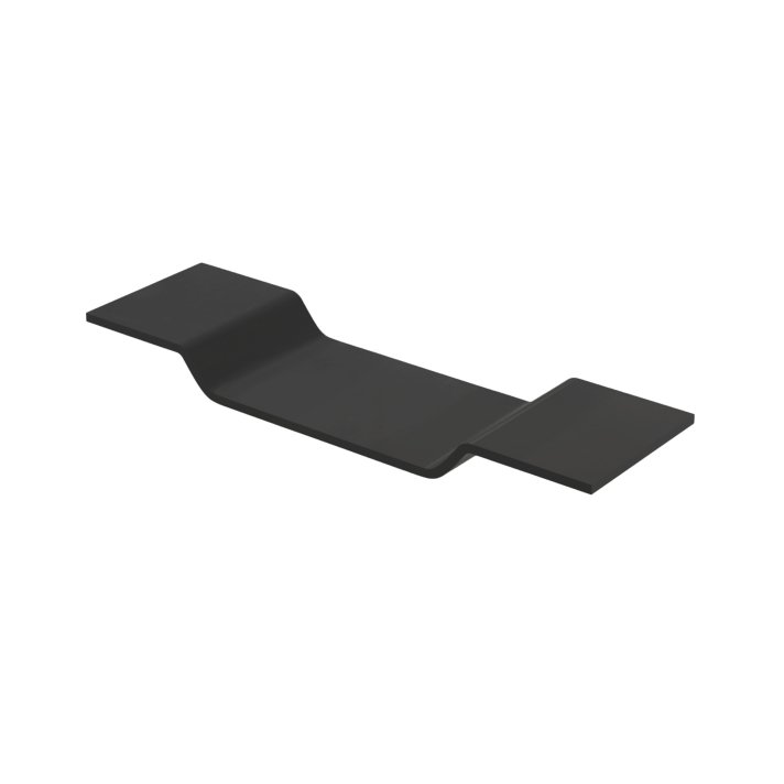 Eco Elegance Solid Badplank (80x20x70cm) - Zwart