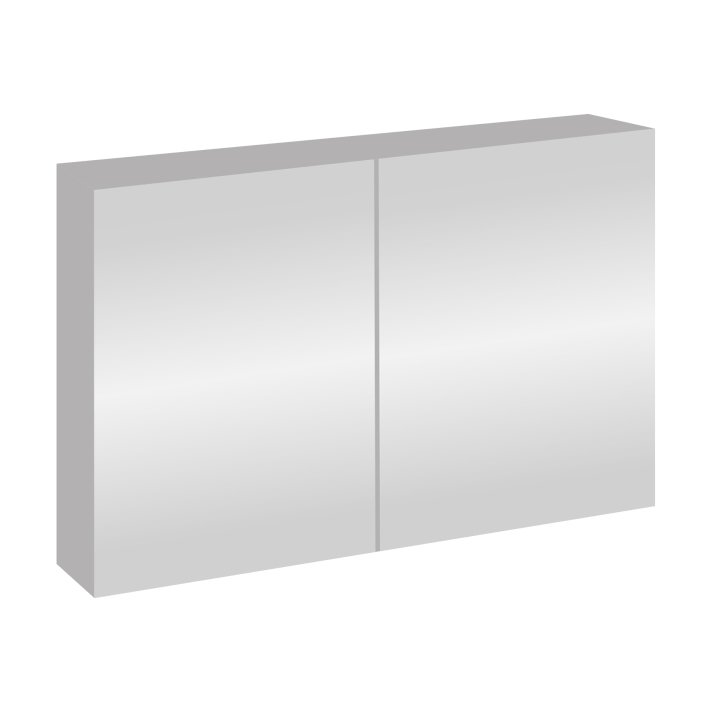 Eco Elegance Sally Spiegelkast, 2 Deuren (100x70cm) - Kleur Aluminium