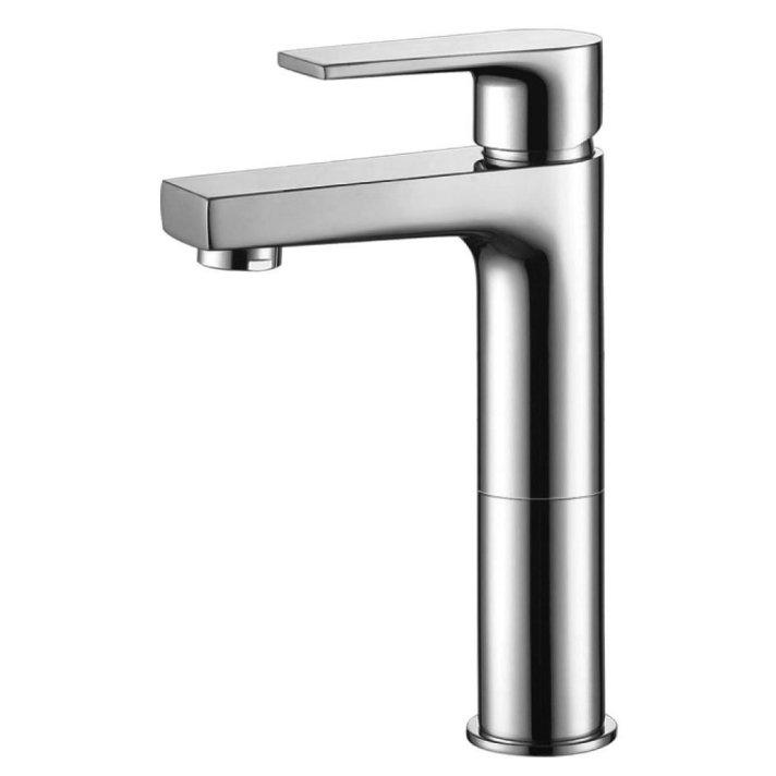 Eco Elegance Sharp Verhoogde Wastafelkraan - Chroom