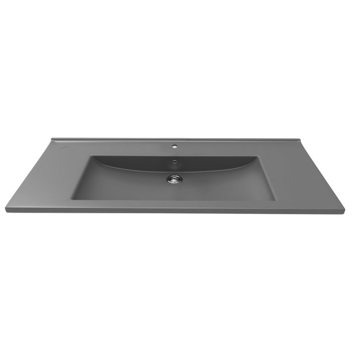 Hunk & Müeller Keramische Wastafel (100cm) - Antraciet