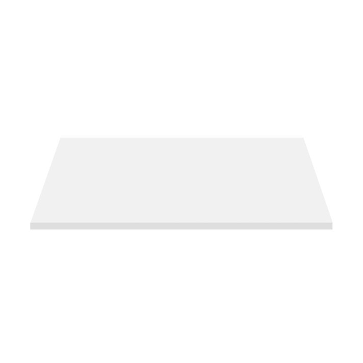 Eco Elegance Wastafeltablet Mdf (96.4x45.5x2.6 Cm) - Mat Wit