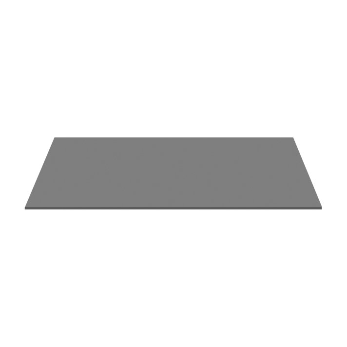Eco Elegance Wastafeltablet Mdf (118.4x45.5x2.6 Cm) - Mat Grijs