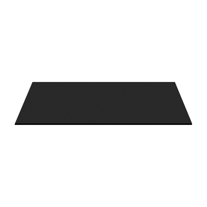 Eco Elegance Wastafeltablet Mdf (118.4x45.5x2.6 Cm) - Mat Zwart