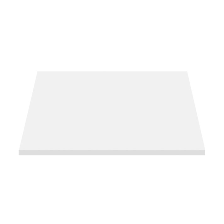 Eco Elegance Wastafeltablet Mdf (56.4x45.5x2.6 Cm) - Mat Wit