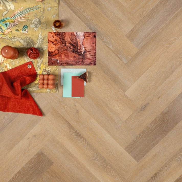 OTIUM visgraat plak pvc - ruby
