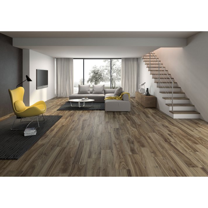 ITT Sonora vloertegel mat 22x84 oak