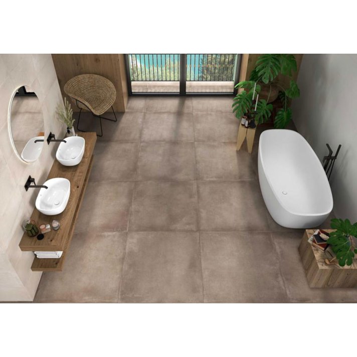 Alaplana Lecco vloertegel mat 60x120 Mocca