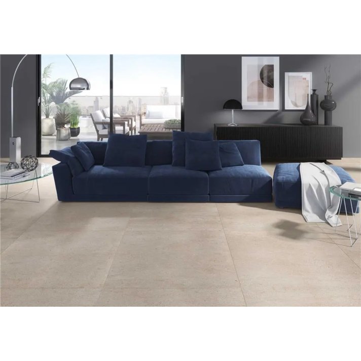 Alaplana Magna vloertegel mat 100x100 Crema