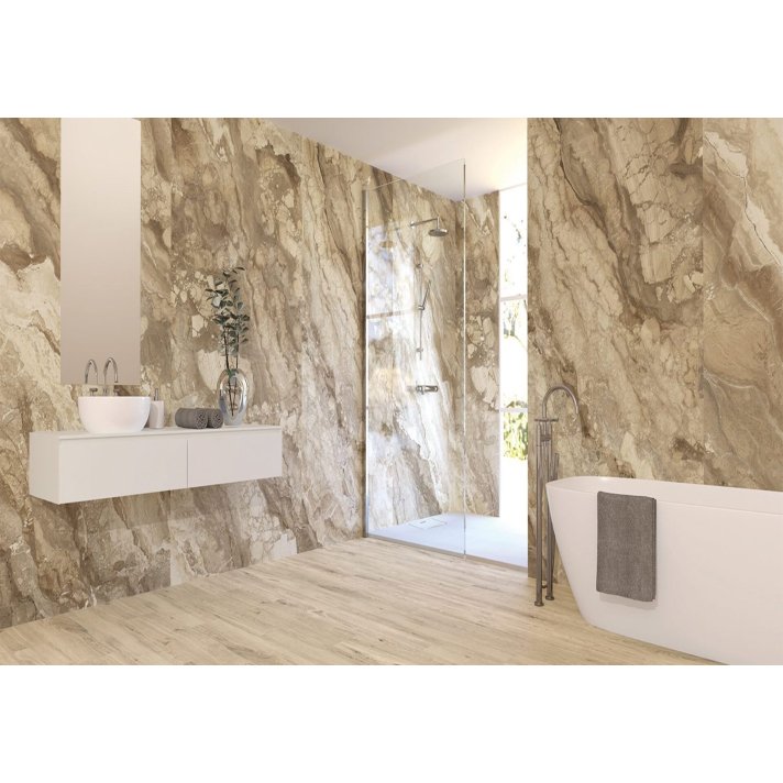 E-Tile Rialto hoogglans vloertegel 60x120 Avorio