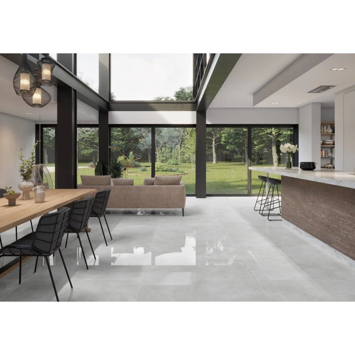 Alaplana Rohe vloertegel mat 100x100 Snow