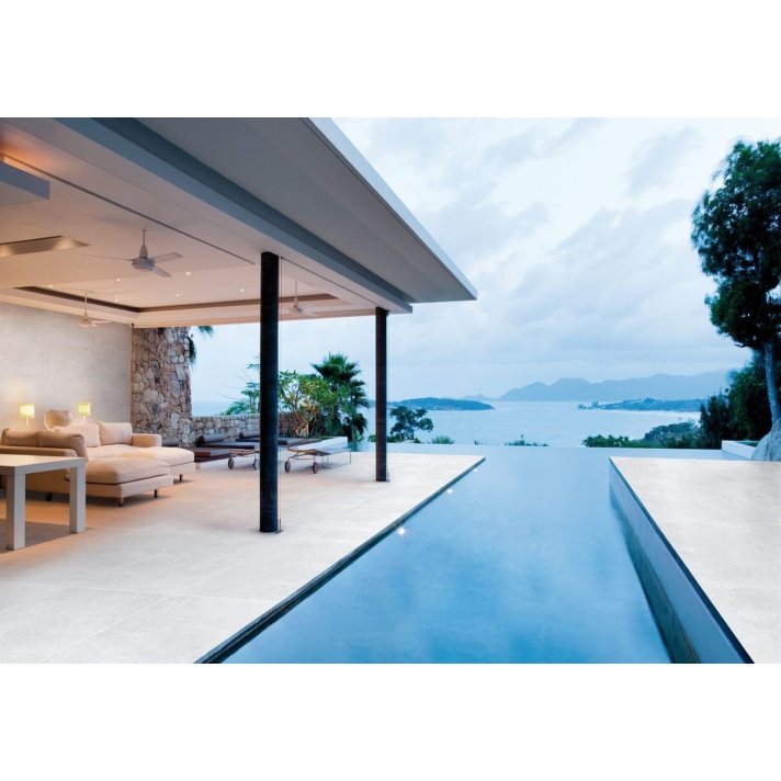 E-Tile Stonhenge vloertegel mat 60x60 Blanco