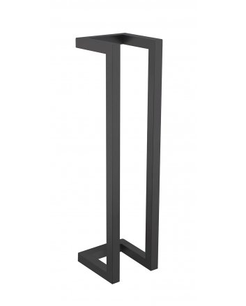 Loft handdoekrek 50 x 12.5 x 12.5 cm mat zwart