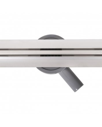 Sani DeLuxe Douchegoot RVS Trend Flex met flens en draaibaar sifon   80 cm