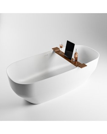 Mondiaz Easy Badplank 86cm solid surface kleur Rust