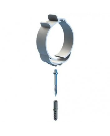 PP Fixatiebeugel Ø100 mm met Pen M8 x 90 mm