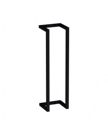 Sani DeLuxe Handdoekenhouder staal Mat Zwart 60x15x15 cm