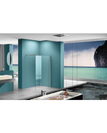 Eco inloopdouche 900 x 2000 x 8 mm nano helder glas/chroom