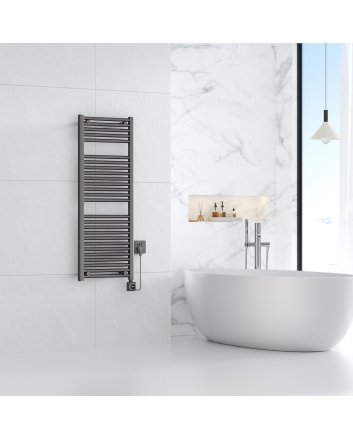 Elara elektrische radiator Smart WiFi 118,5 x 45 cm gunmetal
