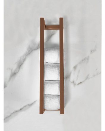 Loft handdoekrek 50 x 12.5 x 12.5 cm geborsteld brons koper
