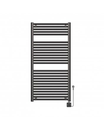 Elara elektrische radiator Smart WiFi 118,5 x 60 cm gunmetal