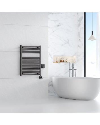 Elara elektrische radiator Smart WiFi 76,6 x 60 cm gunmetal