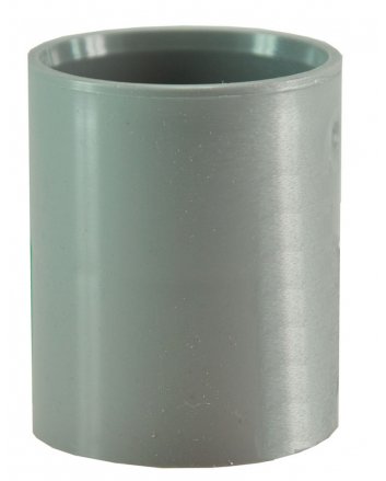 Dubbele mof 50 mm PVC