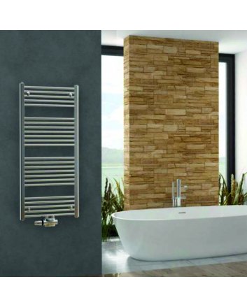 600x1400 - 930 Watt | Handdoekradiator Chroom Zij- &amp; Middenaansluiting