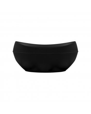 Hugo & Müeller Adonism Vrijstaand Bad Met Hydro Massage Jets (190x96x82cm) - Mat Zwart