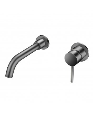 Eco Elegance Inbouw Wastafelmengkraan - Gunmetal Grijs