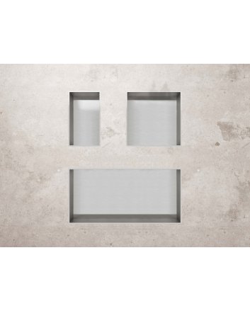 Eco Elegance Inbouwnis (300x600x100mm) - Roestvrij Staal