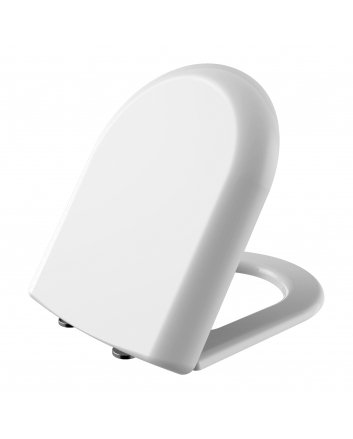Hugo & Müeller Flat Wc-Zitting Grande  Inox Scharnieren