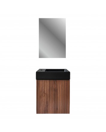 Eco Elegance Onderkast Met Verticaal Reliëf, Soft-Close