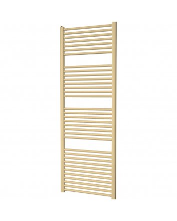 400x1200 - 550 Watt | Handdoekradiator mat goud Zij- & Middenaansluiting