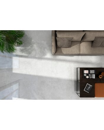 Emigres Silky vloertegel hoogglans 80x80 blanco