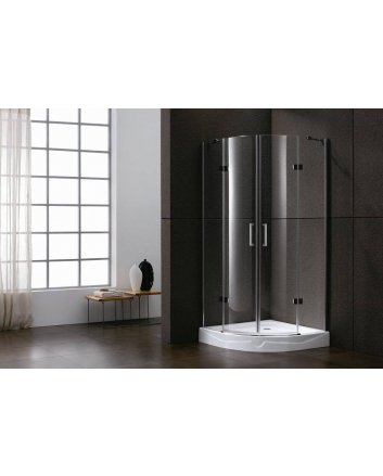 Sani DeLuxe Douchecabine kwartrond 2 deuren 100