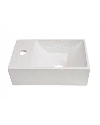 Sani DeLuxe Fontein Keramiek New Wonder 30x18,5x9,5 cm, rechts