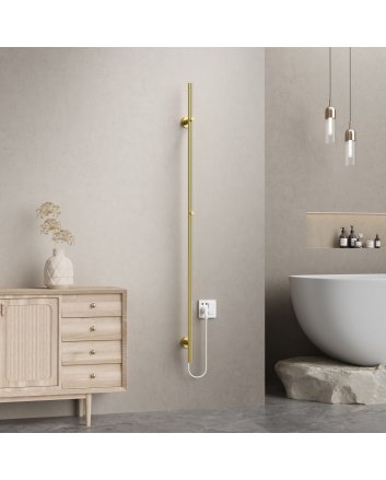 1500x63 - 120 Watt | Elektrische Staafhanddoekradiator - Goud