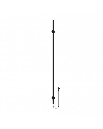 1500x63 - 120 Watt | Elektrische Staafhanddoekradiator - Mat Zwart