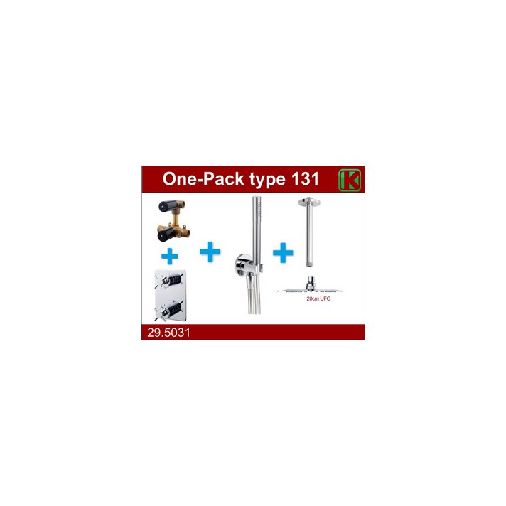 one-pack inbouwthermost.set type 131 CHR (20cm ufo)